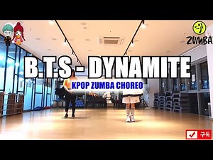 BTS - DYNAMITE KPOP 줌바 ZUMBA CHOREO 다이어트 댄스 FIT DANCE WORKOUT + MIRROR MODE.