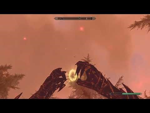 How to save the flying mad wizard - Skyrim Dragonborn DLC random encounter