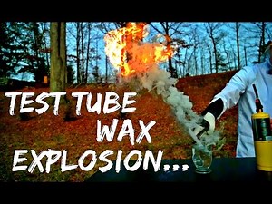 Candle Wax Experiment!! - Explosion in Slow Mo