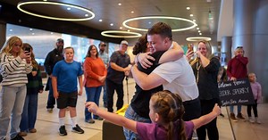 This is THE place — to greet returning LDS missionaries