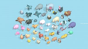 Quirky Series - Animals Mega Pack Vol 1 - Buy Royalty Free 3D model by Omabuarts Studio (@omabuarts)