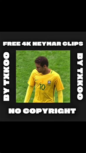FREE 4K Neymar Clips for Your Next Football Edit