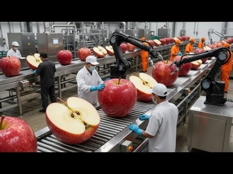 Inside a Million-Dollar Apple Factory: How the Automated Production Line Works