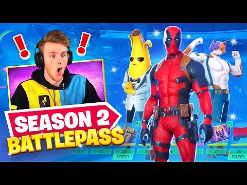 *NEW* DEADPOOL IN FORNITE?! (100% Unlocked S2 Battlepass)