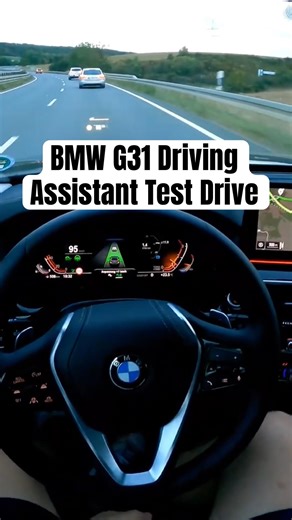 POV Test Drive BMW G31 Driving Assistant #bmw #g31 #cars #selfdriving