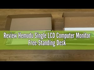 Review Hemudu Single LCD Computer Monitor Free-Standing Desk Stand Mount Riser for 13 inch to 32 inc