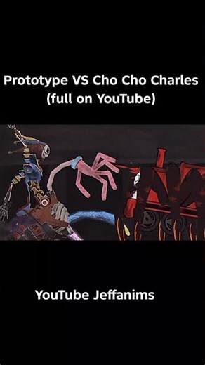 Prototype VS Cho Cho Charles Animated #prototype #poppyplaytime #chochocharles #train #fyp