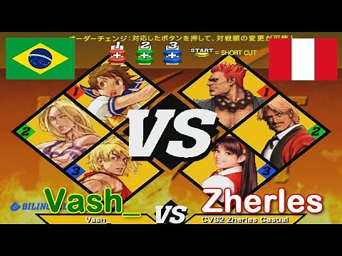Capcom vs. SNK 2: Mark of the Millennium 2001 - Vash_ vs CVS2 Zherles