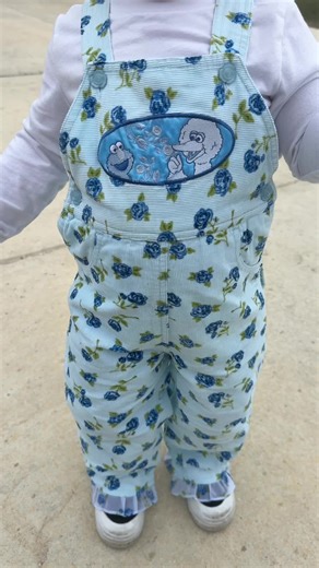 Vintage Sesame Street Overalls for 2000s Nostalgia