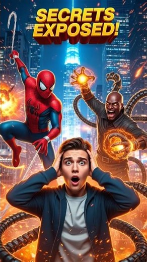 "Spider-Man 2: Behind The Scenes Secrets EXPOSED!” 😱 #youtubeshorts #shorts #spiderman #cgi #viral