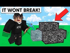 I Secretly CHEATED Using UNBREAKABLE BLOCKS.. (Roblox Bedwars)