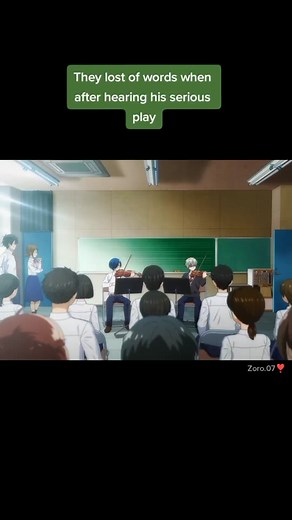 Blue Orchestra: Masterful Violin Performance