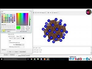 How to Draw the Crystal Structure of Titanium carbide (TiC) using VESTA software