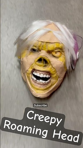 Creepy Roaming Head 👻 | Home Depot Halloween 2025 Animatronic Demo – Las Vegas