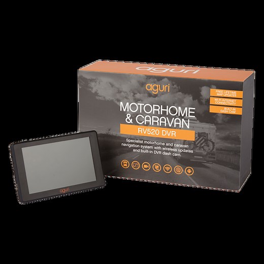 Motorhome & Caravan Sat Nav Aguri RV520 DVR