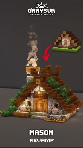 Revamping a Taiga Village in Minecraft: Mason's Build