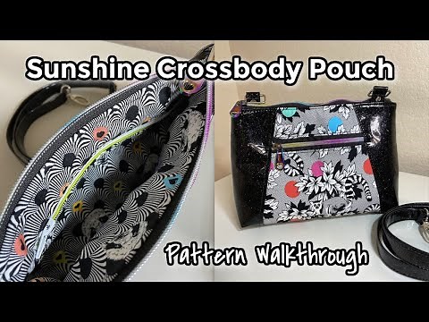Sunshine Crossbody Pouch walkthrough | Free pattern from Bagstock Designs
