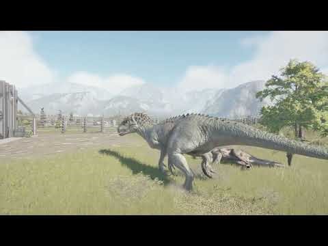 The Moment Indominus Rex Found an Iguanodon… It Was Over