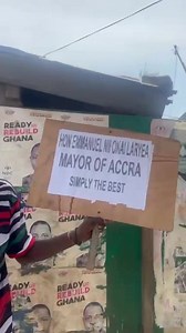 A dedicated member of the NDC in Odododiodioo is strongly supporting Okai Laryea as the next Mayor of Accra. He outlined some reasons why Laryea is well-suited for the position. | James Town Tv