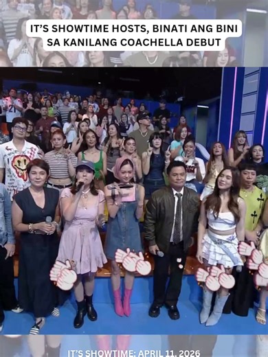 #ItsShowtime #Highlights: Congratulations, #BINI! 🌸 Watch #ItsShowtime every 12:00 p.m. from Monday to Saturday on GMA. Watch the full episodes of your favorite GMA shows on the new GMA Play app. Download now on Google Play and App Store. Also available on GMANetwork.com/GMAPlay and Android TVs! #gmanetwork #kapuso #fyp #bini #coachella