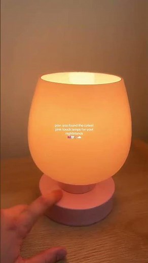 Dreamy Pink Bedroom Lamp #PinkVibesOnly #BedsideGlow