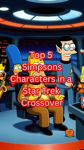 Homer as Kirk Yells “D’oh! KHAN!” 🤣 Simpsons x Star Trek Crossover Chaos #shorts