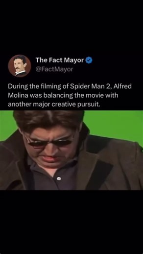 Fact Mayor on Instagram: "Alfred Molina’s portrayal of Dr. Otto Octavius in Spider-Man 2 stands as one of the most beloved performances in superhero cinema. Released in 2004 and guided by director Sam Raimi, the role allowed Molina to infuse the character with remarkable depth, turning what could have been a one-note antagonist into someone profoundly human and emotionally resonant. At the start of the film, Dr. Octavius is introduced as a warm, brilliant scientist and a genuine mentor to Peter 