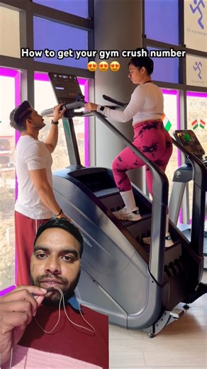 How To Get Your Gym Crush Number 😍 | Funny Gym Love 💪😂 #gym #gymcrush #workout #fitness #gymlife