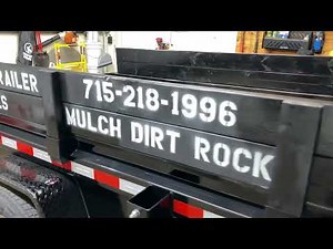 New 5x8 Dump Trailer