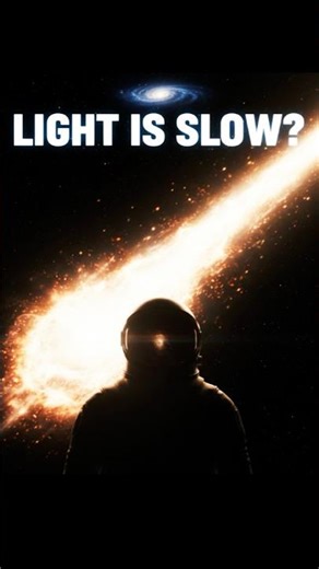 The Light is... SLOW! #space #universe#facts #astrology #science #lightspeed #time #spacetravel