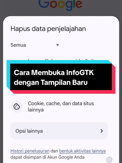 Cara Membuka InfoGTK dengan Tampilan Baru