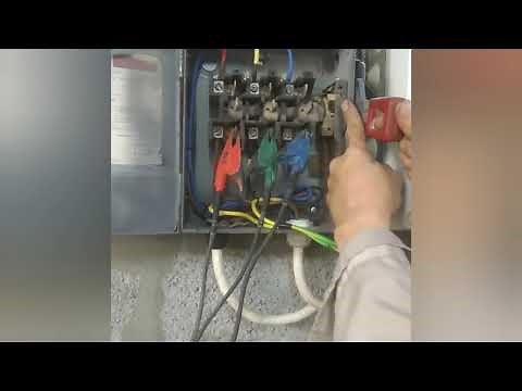How to test 3 phase power supply using fluke 1664 FC tester