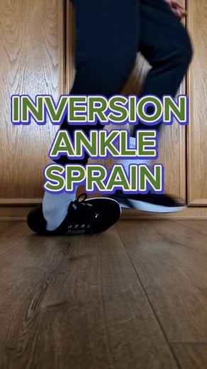 INVERSION ANKLE SPRAIN...what is it??? This is an ankle inversion sprain and is the most common type of sprain to occur in the ankle. Your ankle rolling outwards (eversion) is less likely. It's very common to see this injury in activities/sports that involve running and jumping. The video gives a quick summary of what may happen during the ankle rolling in. Therefore, if you have any questions, pop us a message!! Has this ever happened to you? #sprainedankle #brokenankle #anklesprain #crutches #