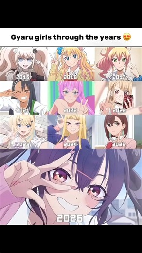 The evolution of gyaru girls through the years 💀