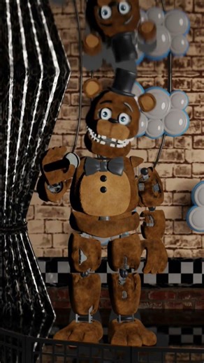freddyyyy #blender #animation #fnaf #viral #funny #horror #blender3d