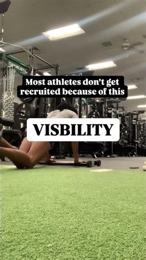 Most athletes don’t get recruited because of….