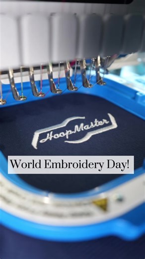 Happy World Embroidery Day🪡🧵🩵 Thank you for making HoopMaster & Mighty Hoop part of your embroidery business! We look forward to continuing to exceed all your hooping needs! #magneticframes #magnetichoop #mightyhoops #mightyhoopfixtures #embroideryhooping #hoopmastermightyhoop #hoopmaster #embroideryhoop #embroidery #mightyhoop #machineembroidery #embroiderysupplies #embroideredgoods #embroiderydesign #magneticembroideryhoops #nationalembroideryday #nationalembroideryday2024