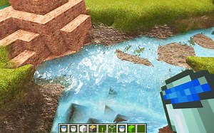 我又逼牛顿给MC安装了最先进的流体引擎，这水巨真实！附mod下载