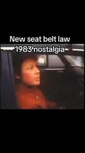 New seat belt law 1983 nostalgia #seatbelt #law #nostalgia #1983 #80skid #80sthrowback #80snostalgia #car #drive #road #roadsafety #bbc #childhood #childhoodmemories #newlaw #publicsafety #carsafety #retro #vintage #genx | Nostalgia Wizard