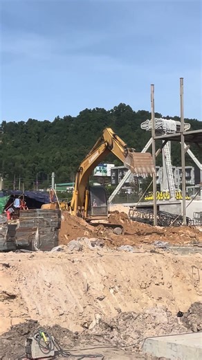 Soil preparation and leveling #construction#civilengineering#building