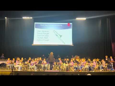 6th grade Spring band concert 2026