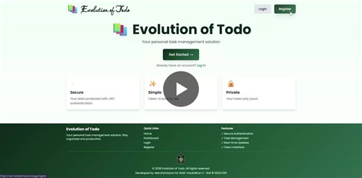 Todo App Evolution Phase II: Full-Stack Web App with JWT Auth | Amin IT posted on the topic | LinkedIn