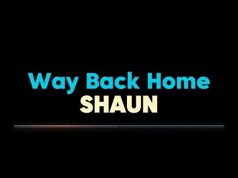 SHAUN – Way Back Home (feat. Conor Maynard) [Sam Feldt Edit] [ LYRICS VIDEO ]