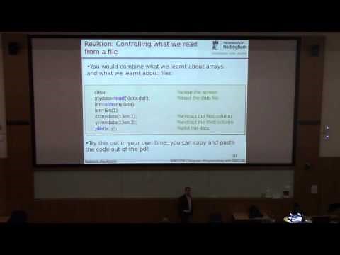 matlab lecture 9 files fopen fprintf fscanf fclose feof mm1cpm