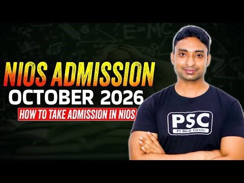 NIOS October 2026 Admission Open 🔥 | Apply Online