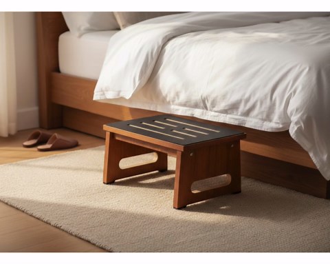 Wooden Step Stool for Adults, Seniors, Non-slip Bedside Kitchen Bathroom Support - Etsy