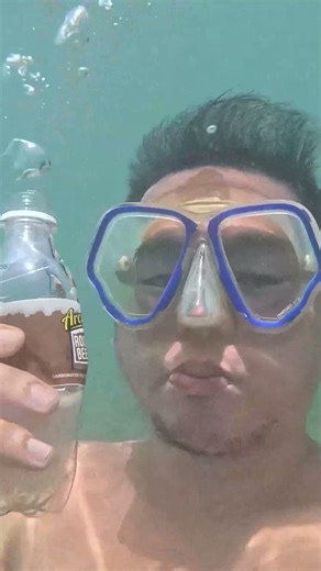 Root Beer vs Root Beer Bottle Sound Underwater
