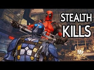 Deadpool - All Stealth Executions (Brutal Kills Compilation)