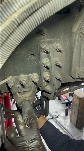 Removing and Installing spring leaf bushings has never been easier! #SpringLeafBushings #volvotrucks