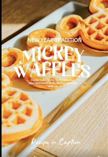 Mickey Waffles Recipe for a Magical New Year